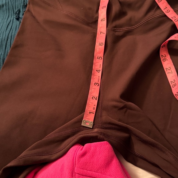 lululemon ALIGN CROSS BACK 25”ESPRESSO Brown BODYSUIT - Picture 7 of 7